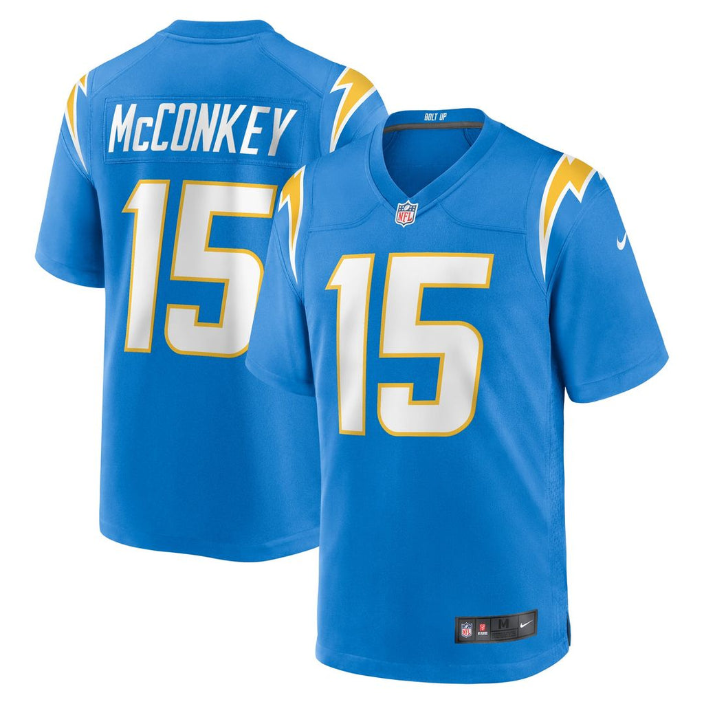 Ladd McConkey Los Angeles Chargers Alternate Charger Power Game Player Jersey - Gold