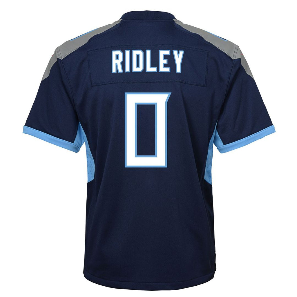 Calvin Ridley Tennessee Titans Youth Game Jersey - Navy