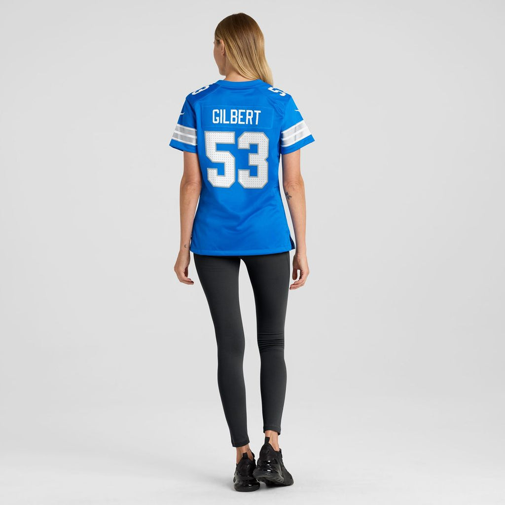DaRon Gilbert Detroit Lions Women's Game Jersey - Blue
