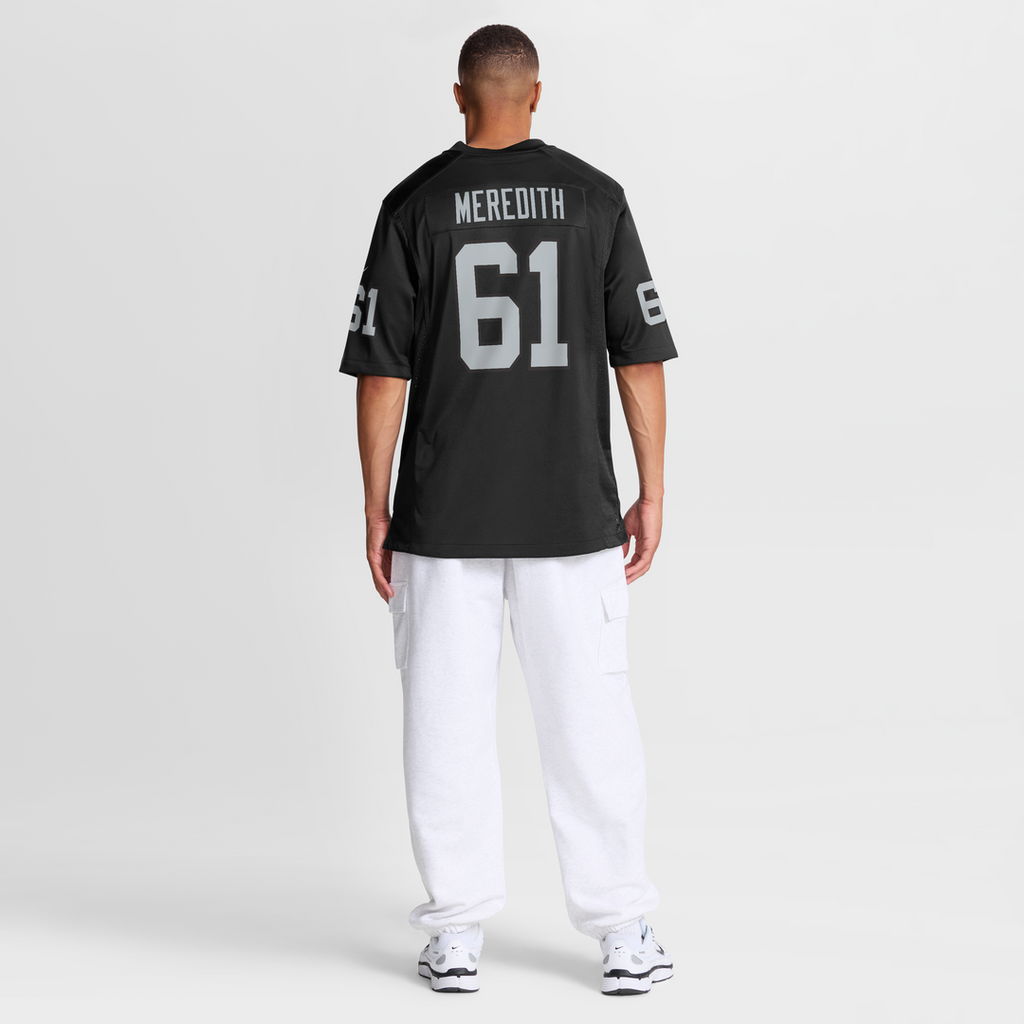Meredith Las Vegas Raiders Game Player Jersey - Black
