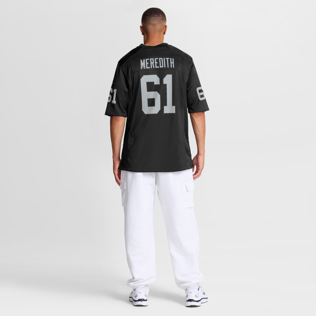 Meredith Las Vegas Raiders Game Player Jersey - Black