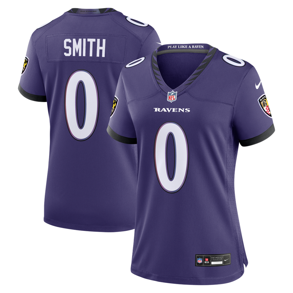 Roquan Smith Baltimore Ravens Women's Team Game Jersey - Purple