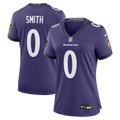 Roquan Smith Baltimore Ravens Women's Team Game Jersey - Purple