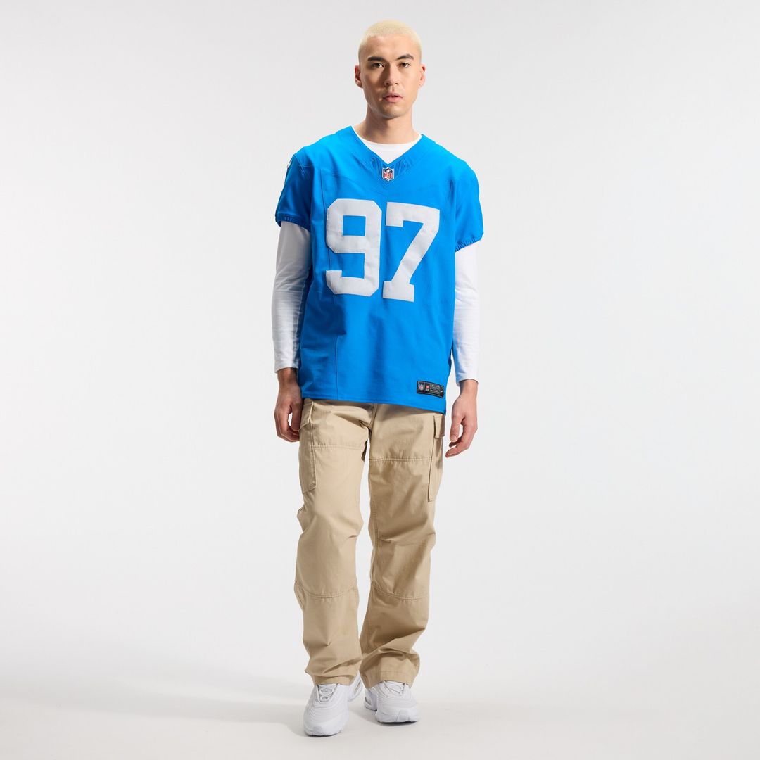 Aidan Hutchinson Detroit Lions Alternate Vapor F.U.S.E. Elite Jersey - Blue