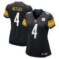 DK Metcalf Pittsburgh Steelers Women's Team Game Jersey - Black