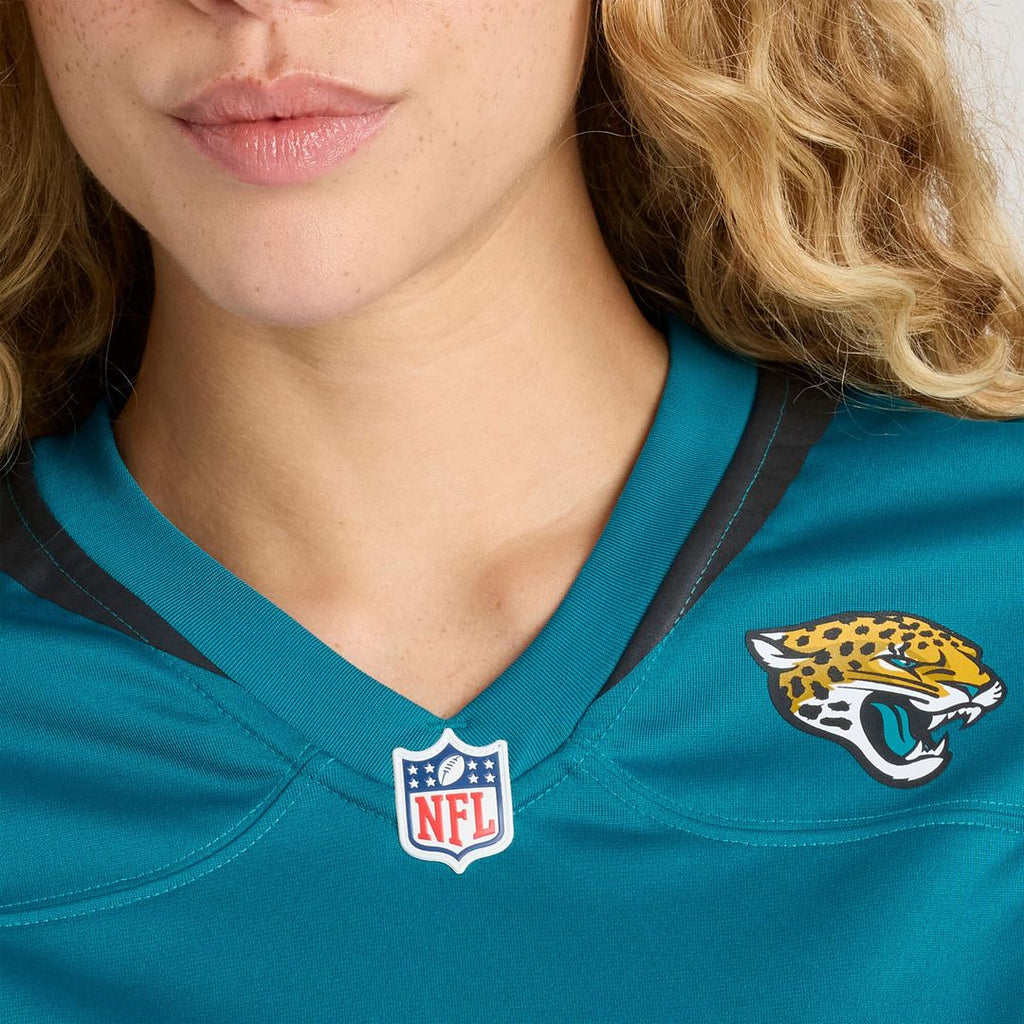 Chuma Edoga Jacksonville Jaguars Women's Team Game Jersey - Teal