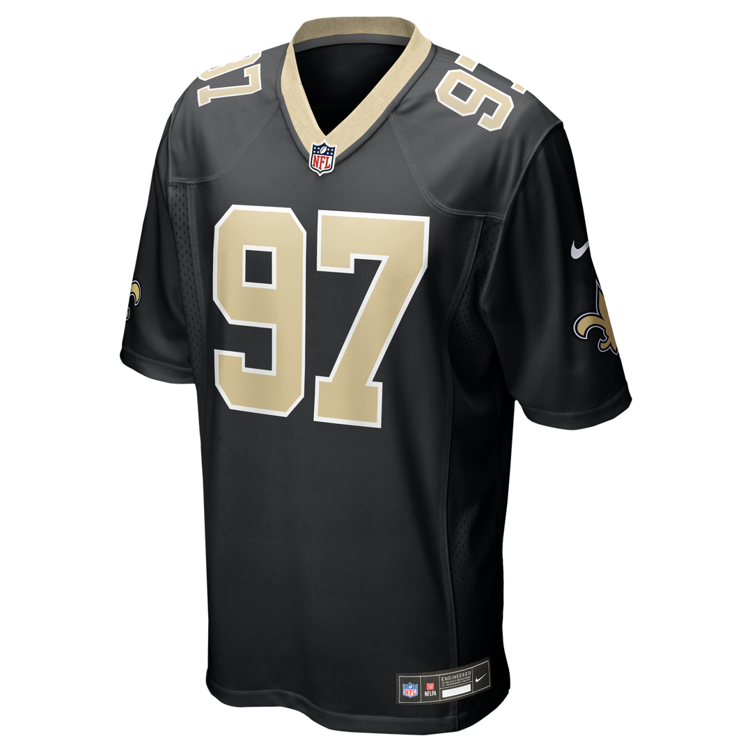 Khristian Boyd New Orleans Saints Game Jersey - Black