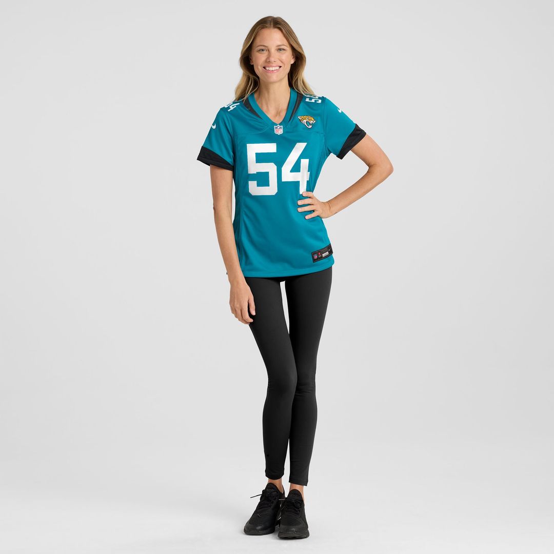 Jack Kiser Jacksonville Jaguars Women's Team Game Jersey - Teal