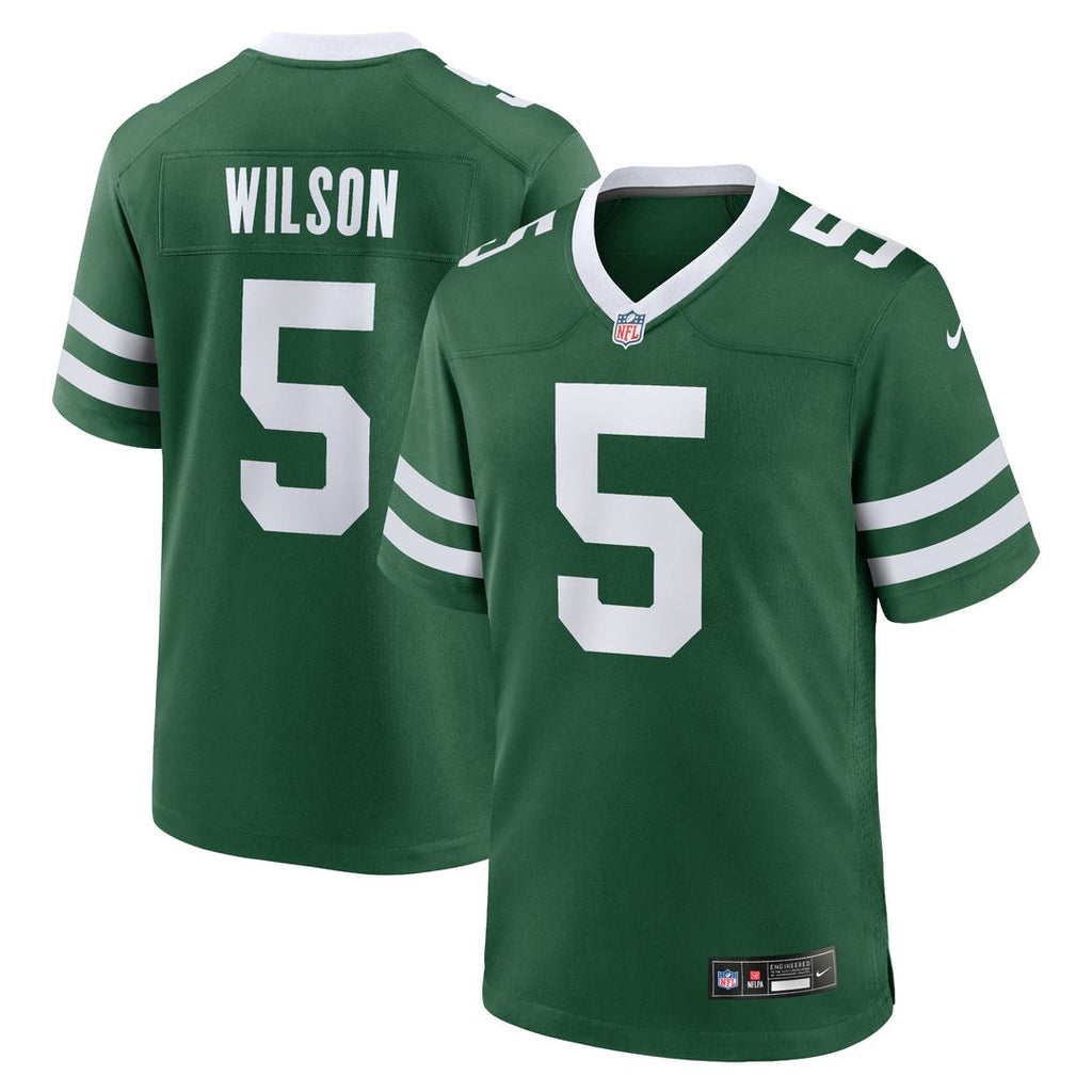 Garrett Wilson New York Jets Alternate Game Jersey - Legacy Black