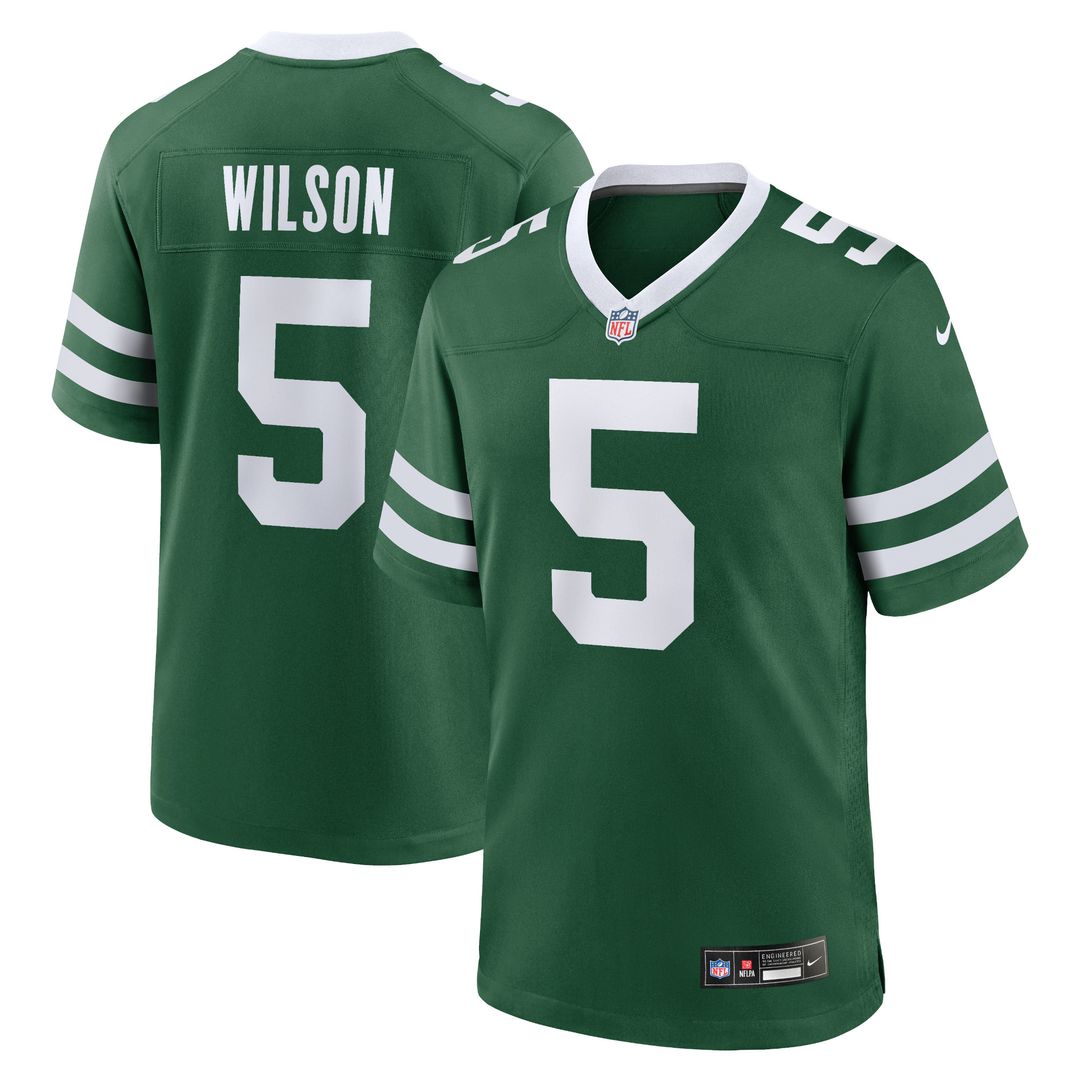 Garrett Wilson New York Jets Alternate Game Jersey - Legacy Black