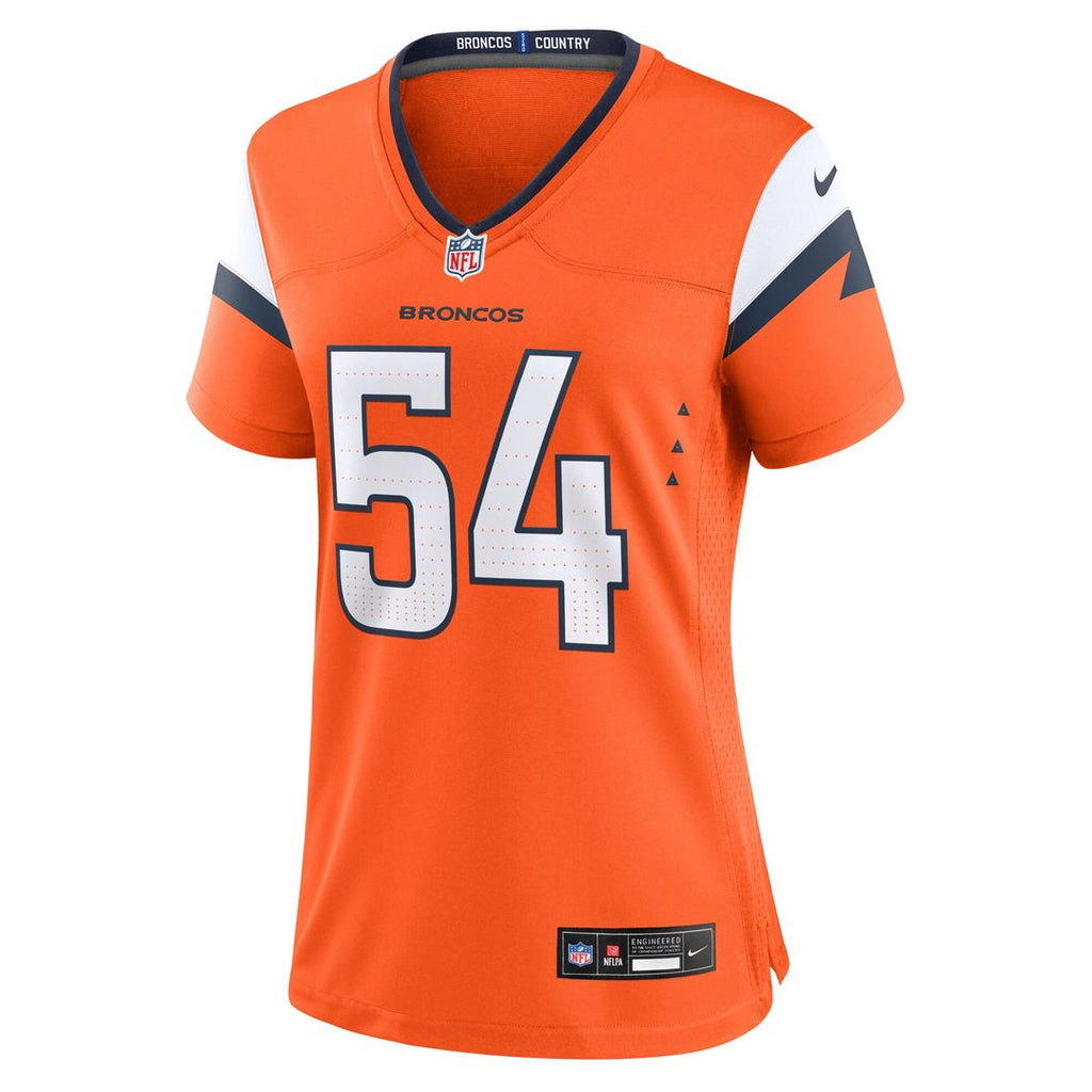 Alex Forsyth Denver Broncos Women's Team Game Jersey - Orange