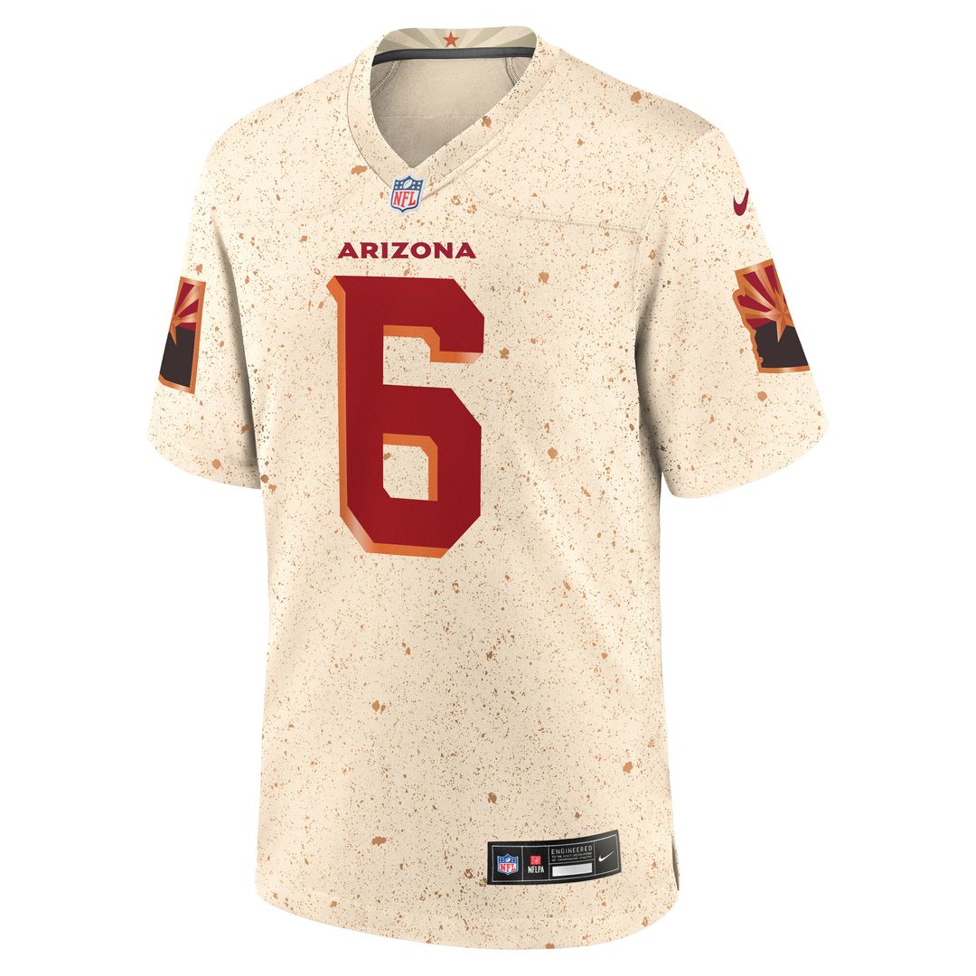 James Conner Arizona Cardinals 2025 Rivalries Collection Game Jersey - Natural