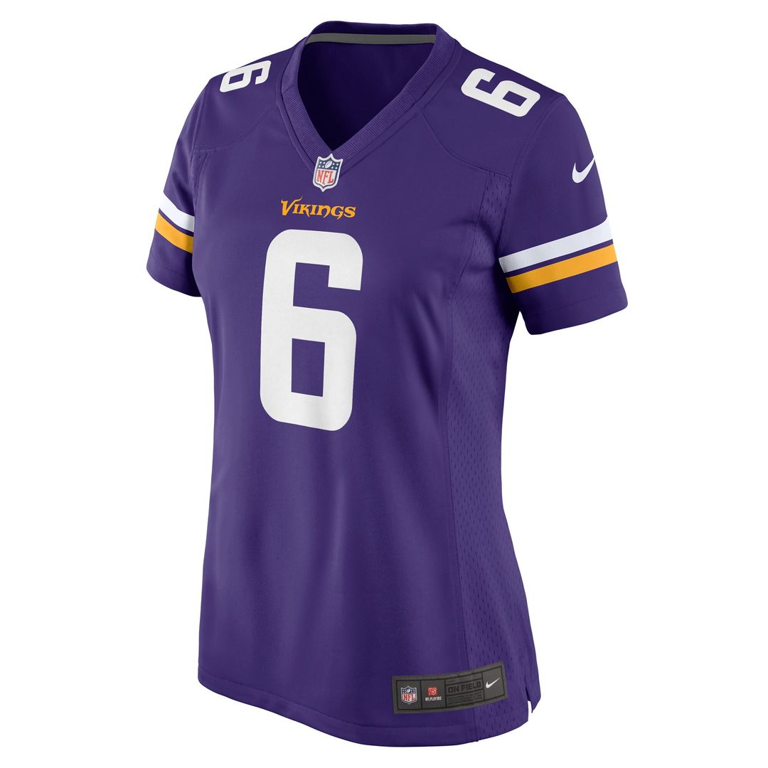 Brian Asamoah II Minnesota Vikings Women's Game Jersey - Purple