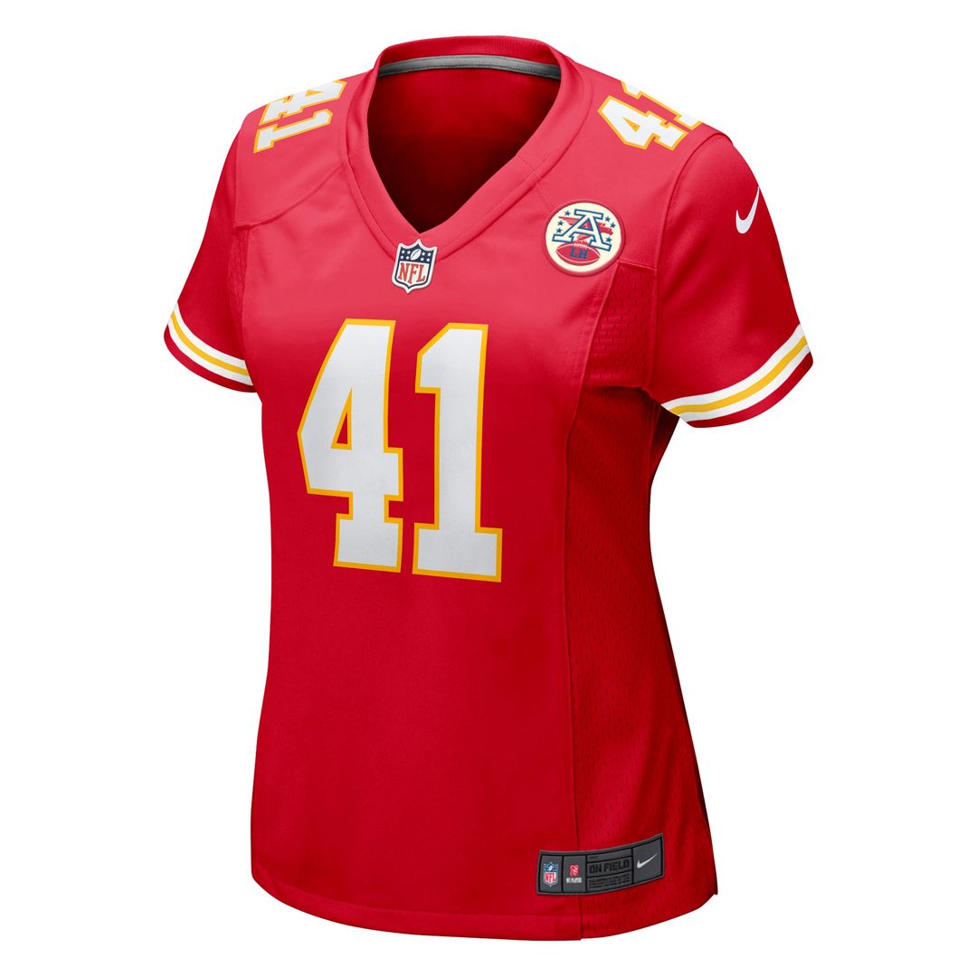 James Winchester Kansas City Chiefs Women's Game Jersey - Red