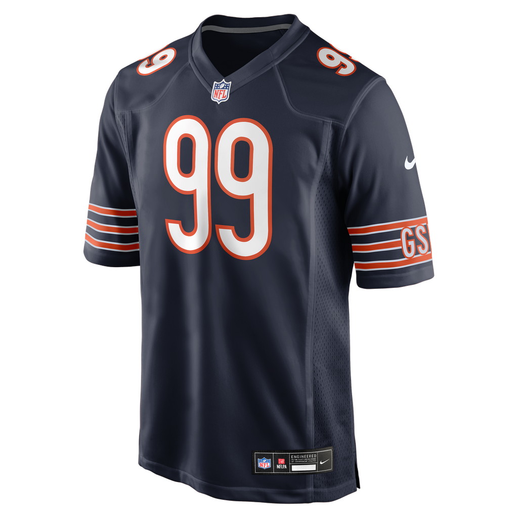 Gervon Dexter Sr Chicago Bears Team Game Jersey - Navy