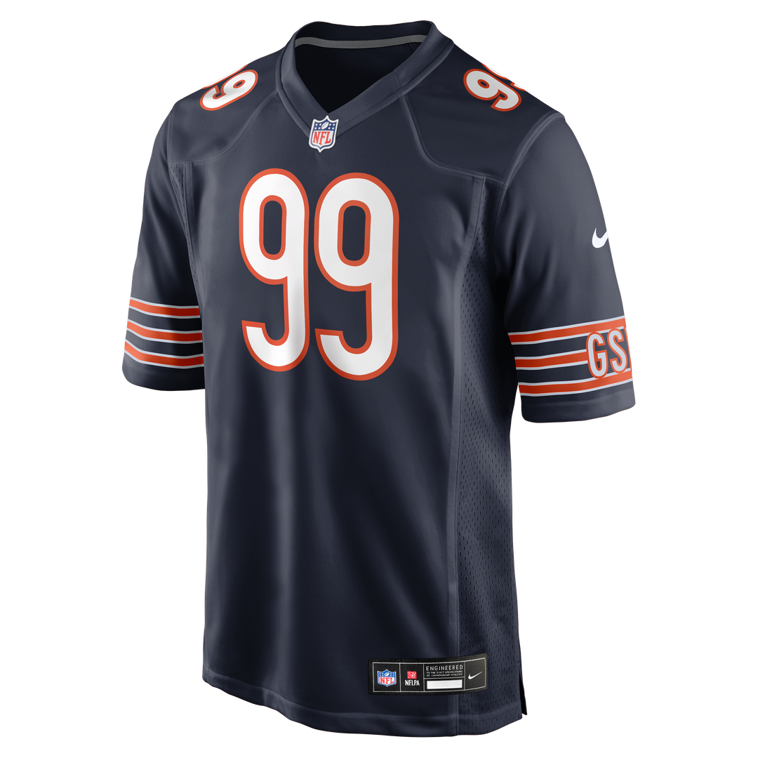 Gervon Dexter Sr Chicago Bears Team Game Jersey - Navy