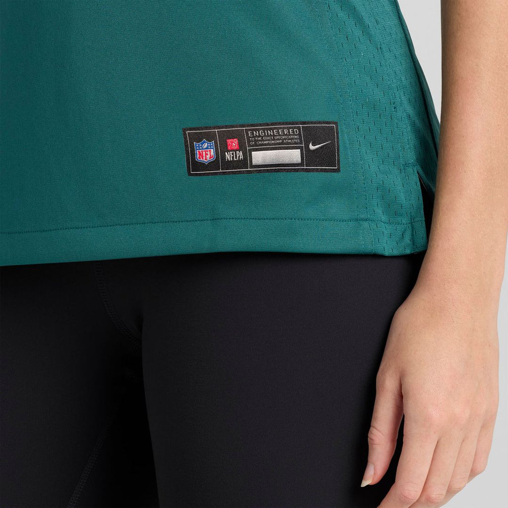Charley Hughlett Philadelphia Eagles Women's Team Game Jersey - Midnight Green