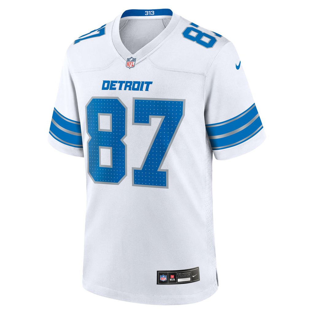 Sam LaPorta Detroit Lions Game Jersey - Blue