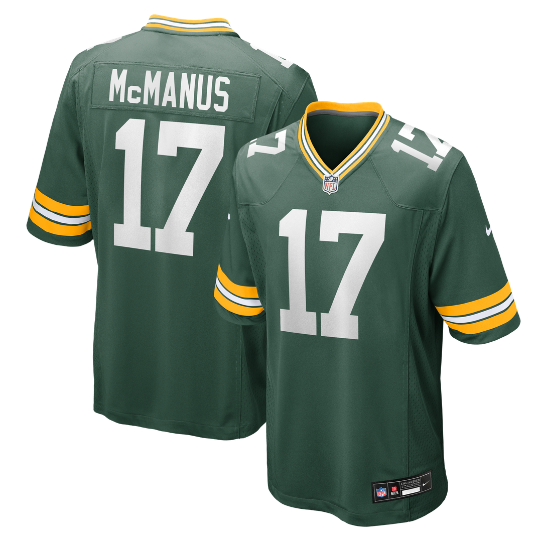 Brandon McManus Green Bay Packers Team Game Jersey - Green