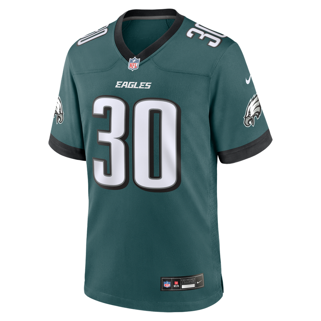 Jihaad Campbell Philadelphia Eagles Game Player Jersey - Green