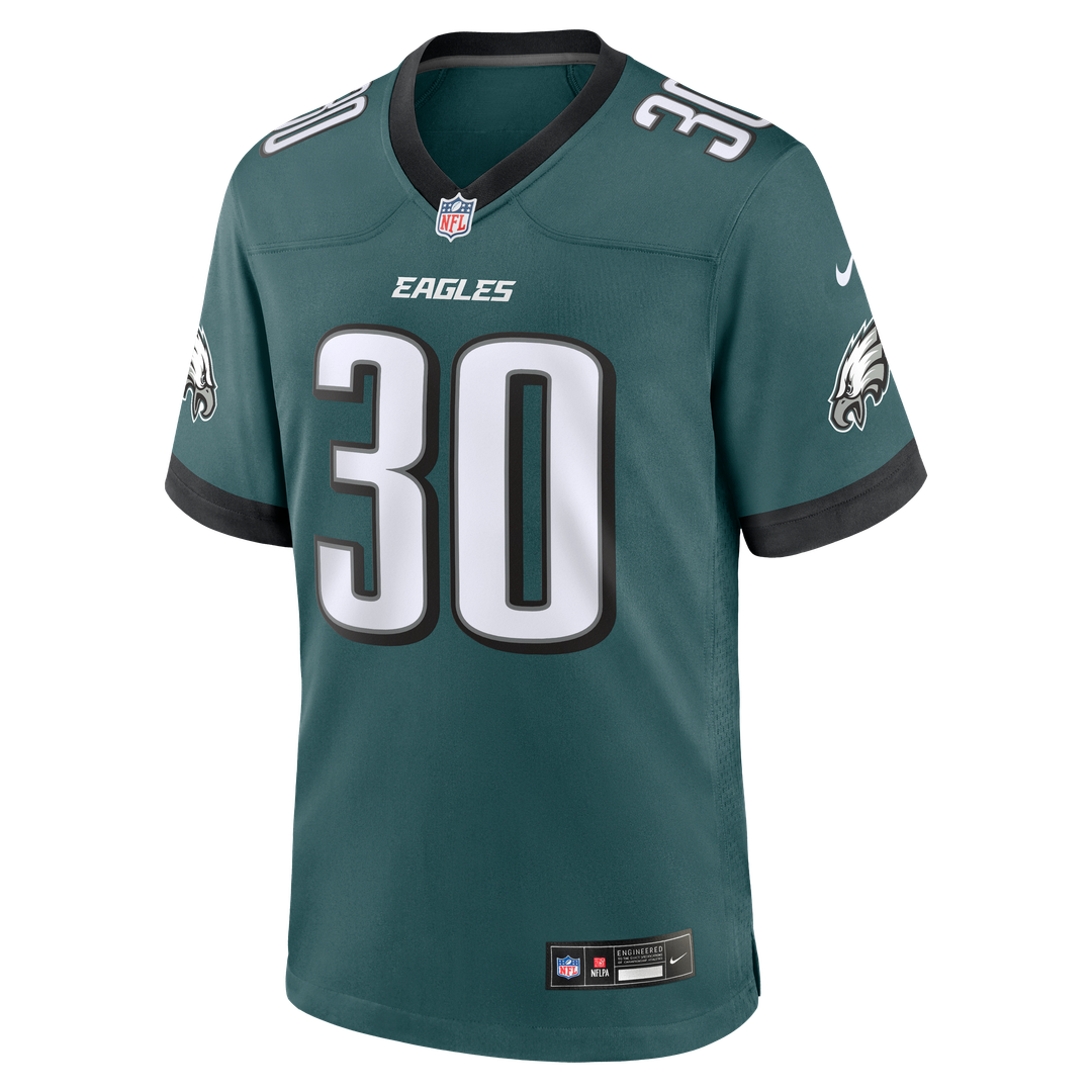 Jihaad Campbell Philadelphia Eagles Game Player Jersey - Green