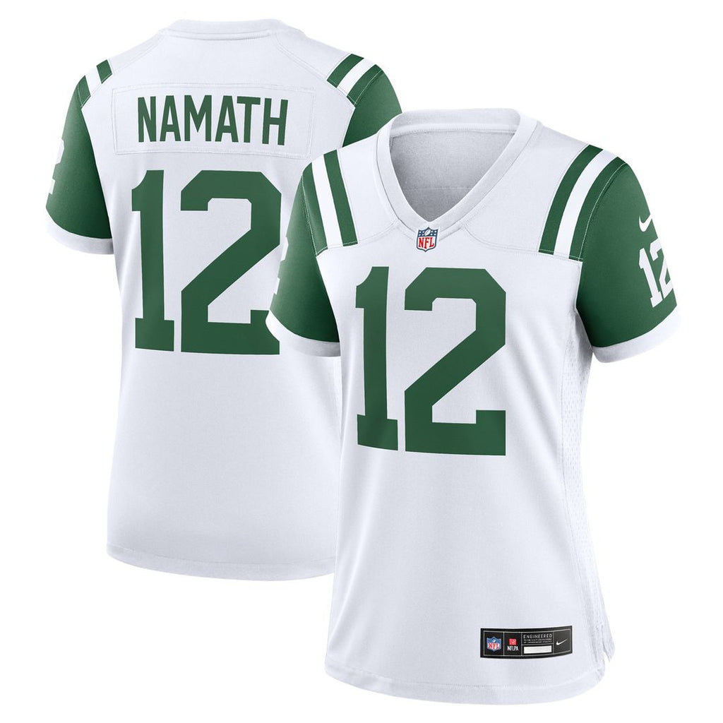 Joe Namath New York Jets Women's Retired Player Alternate Game Jersey - Legacy Black