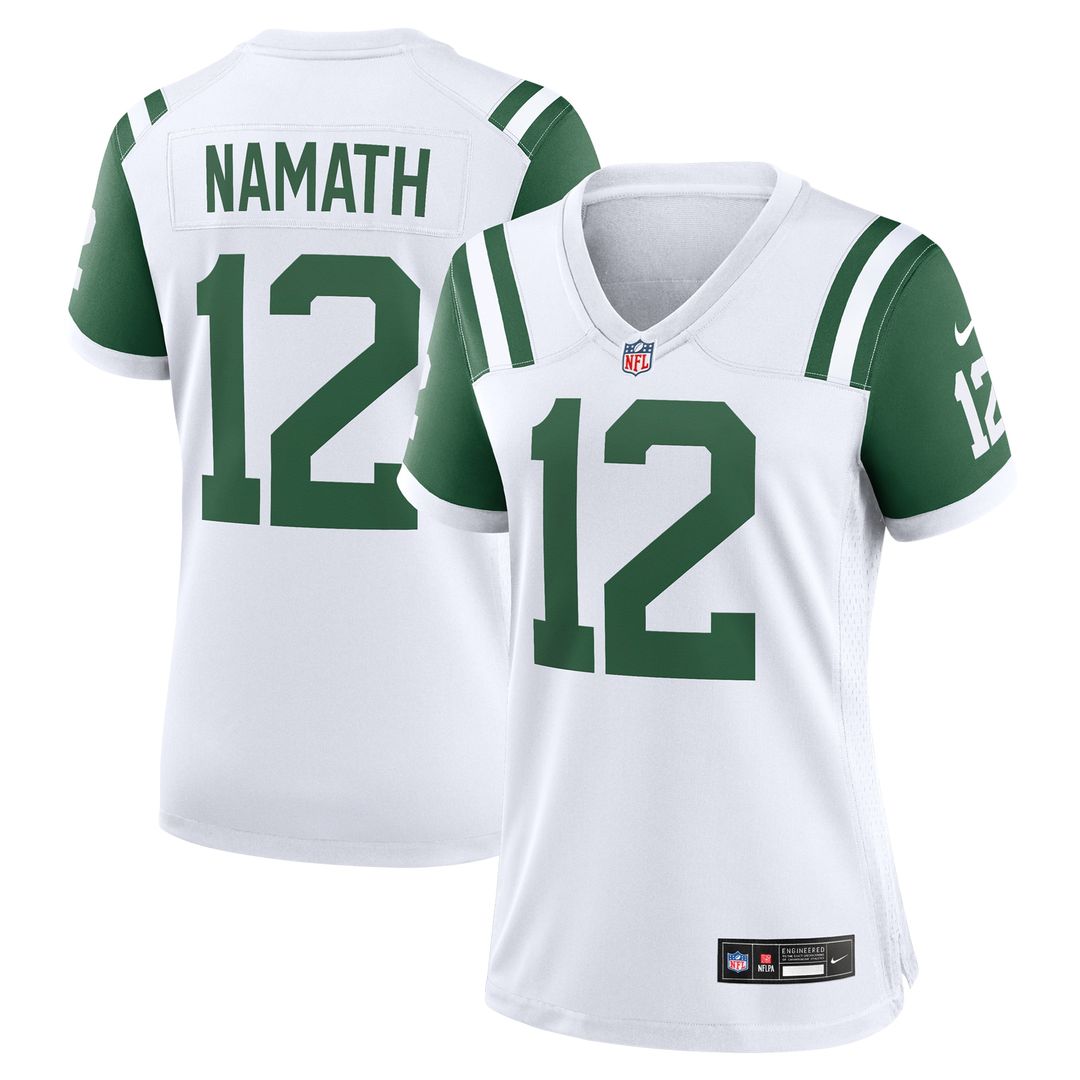 Joe Namath New York Jets Women's Retired Player Alternate Game Jersey - Legacy Black