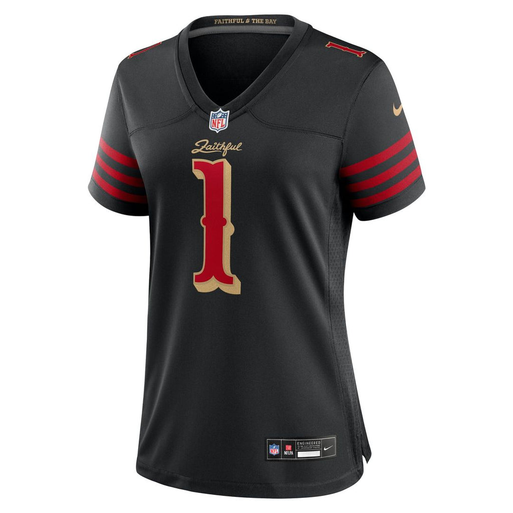 Ricky Pearsall San Francisco 49ers Women's 2025 Rivalries Collection Game Jersey - Black