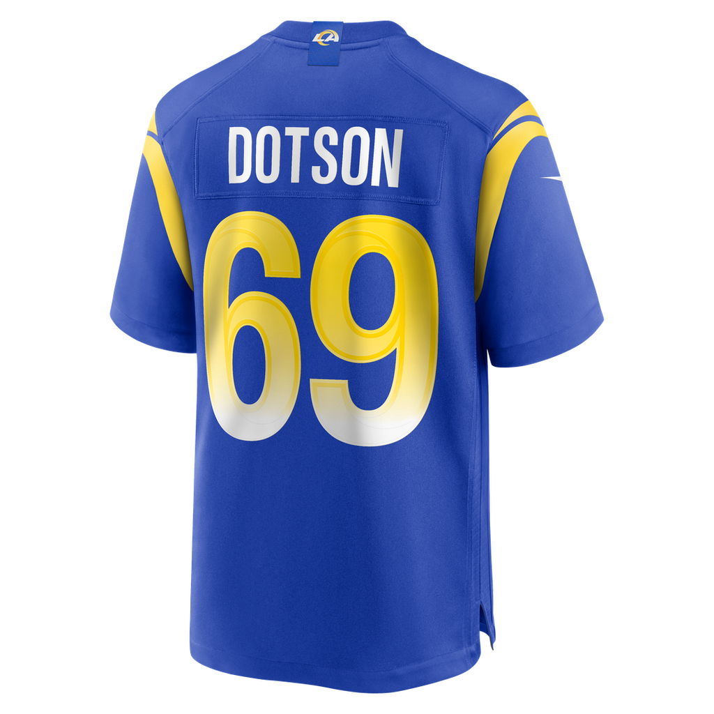 Kevin Dotson Los Angeles Rams Game Jersey - Royal