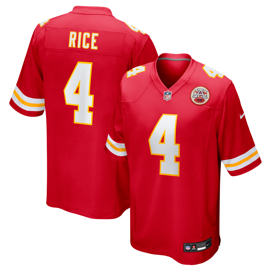 Rashee Rice Kansas City Chiefs Game Jersey - Red