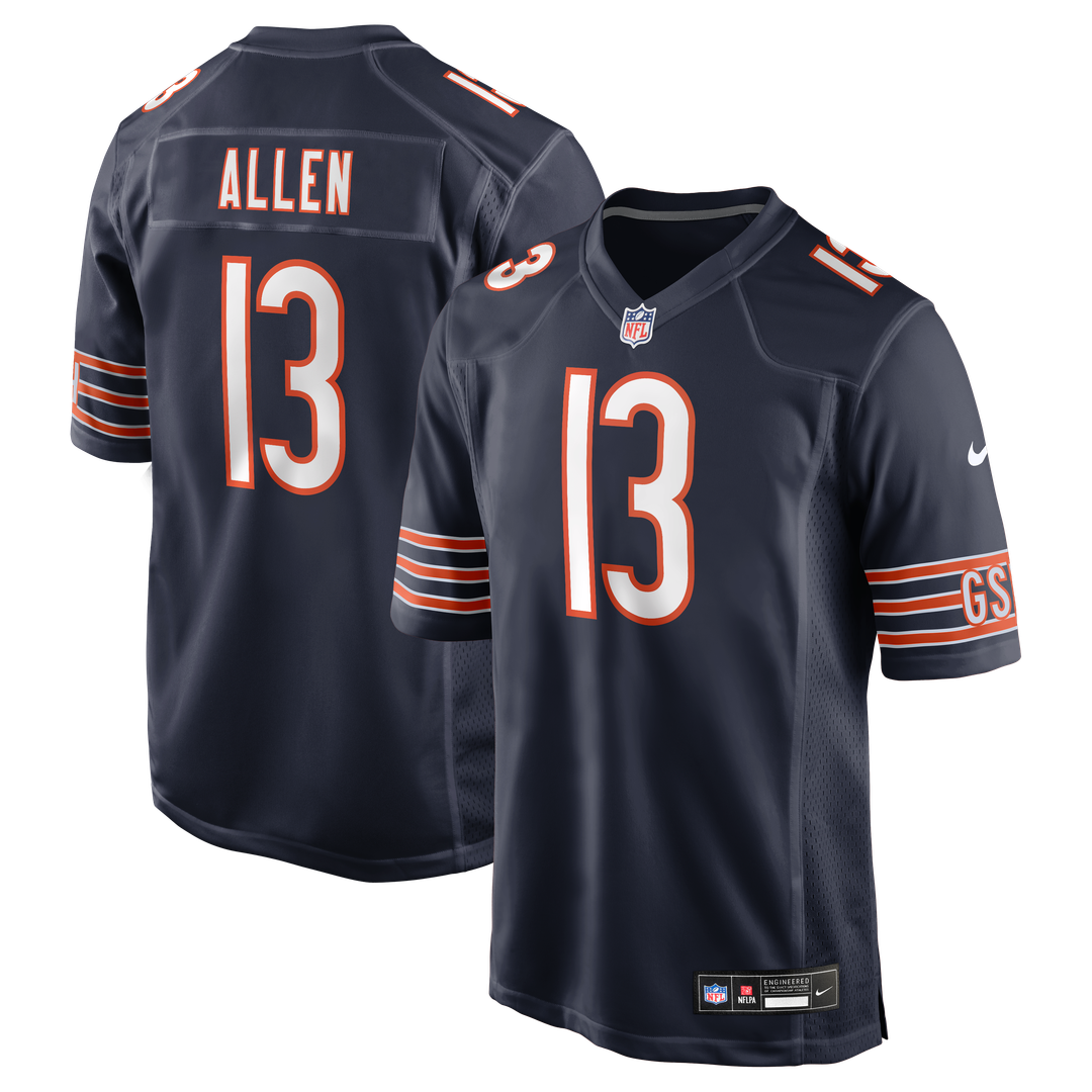 Keenan Allen Chicago Bears Team Game Jersey - Navy