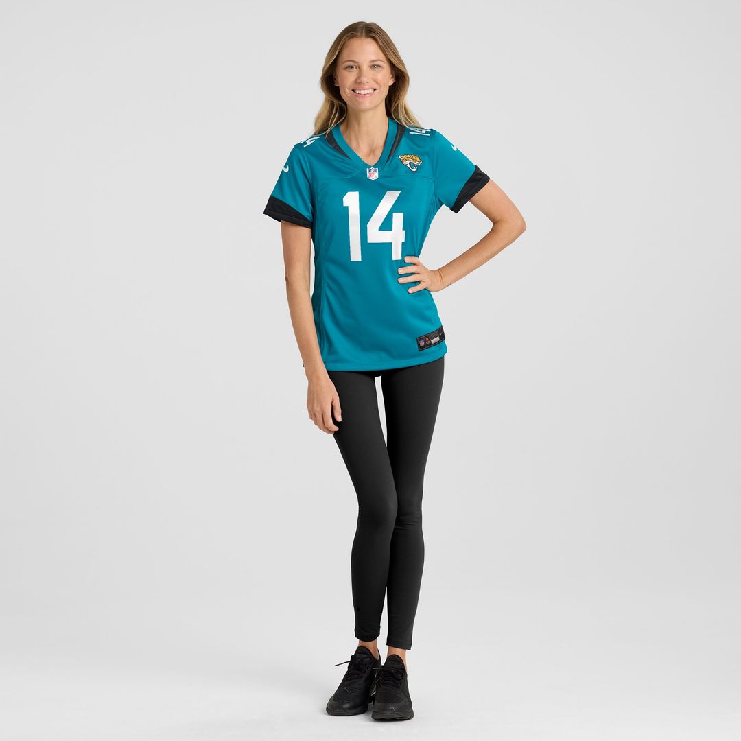 Elijah Cooks Jacksonville Jaguars Women's Team Game Jersey - Teal
