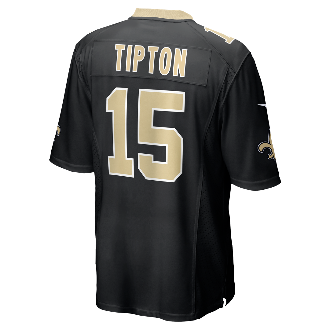 Mason Tipton New Orleans Saints Team Game Jersey - Black