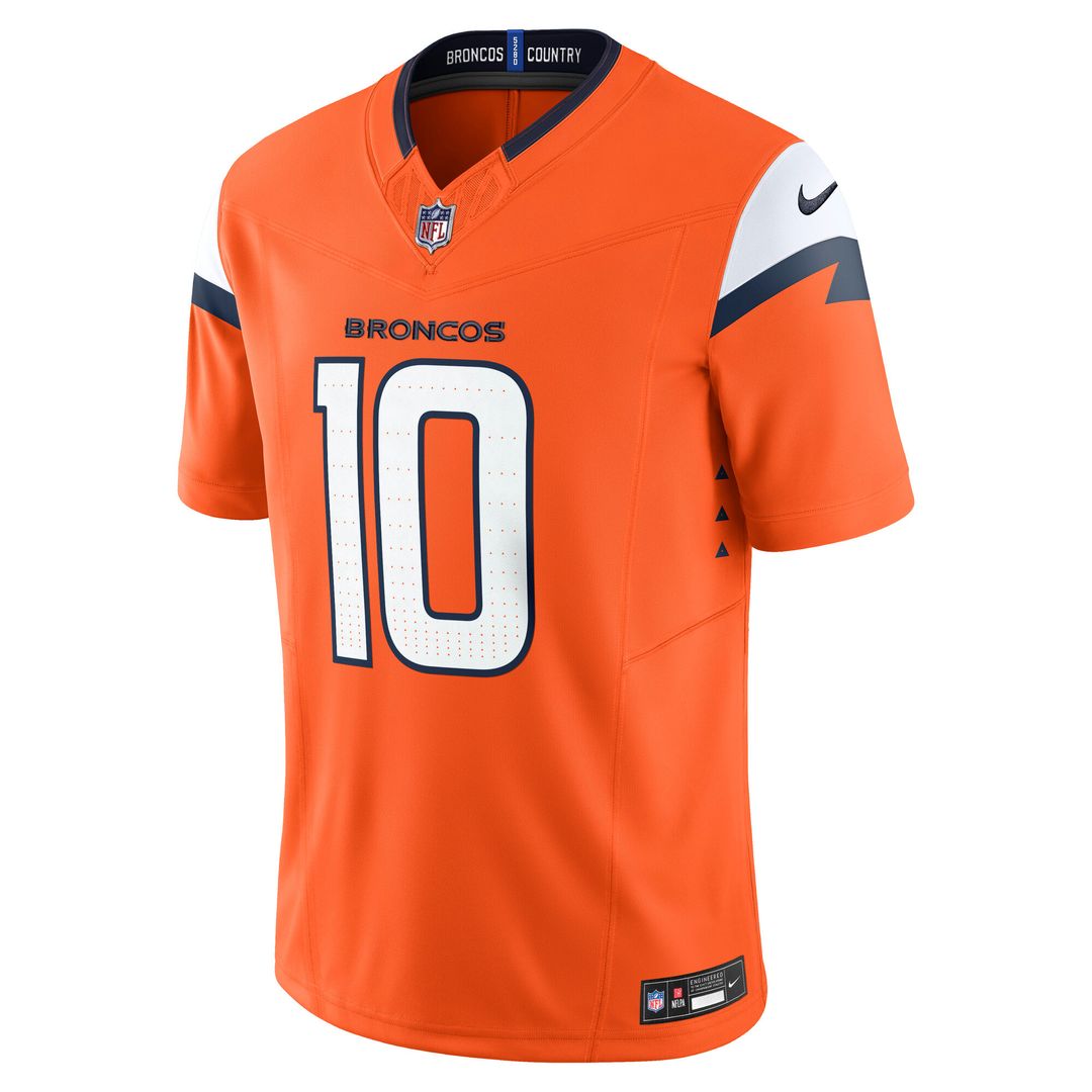 Bo Nix Denver Broncos Vapor F.U.S.E. Limited Jersey - Orange