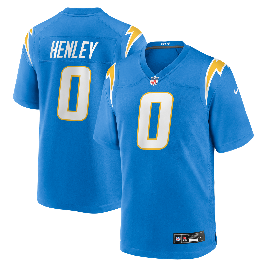 Daiyan Henley Los Angeles Chargers Team Game Jersey - Powder Blue