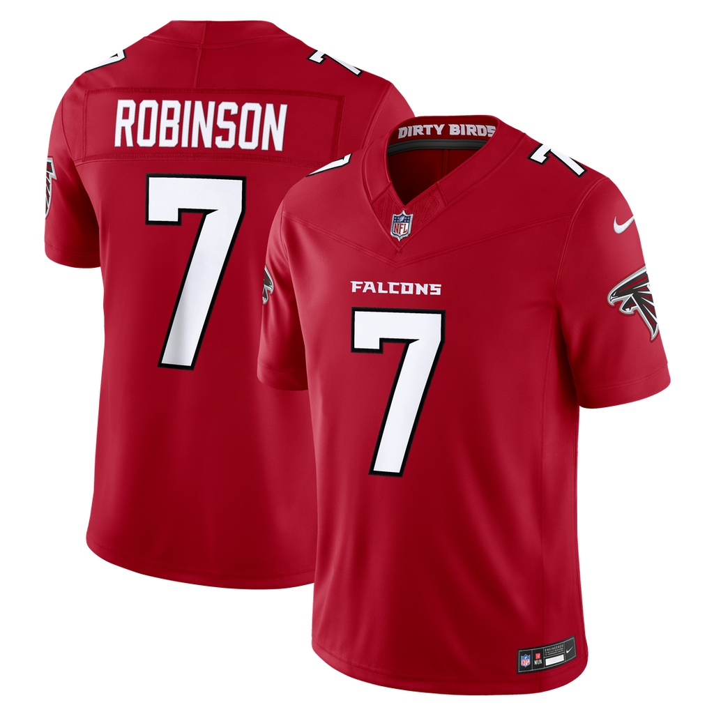 Bijan Robinson Atlanta Falcons Vapor F.U.S.E. Stitched Limited Jersey - White