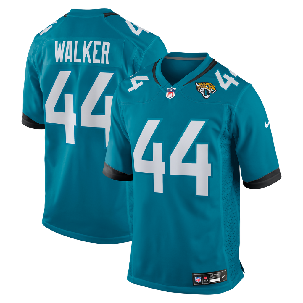 Travon Walker Jacksonville Jaguars Player Game Jersey - Teal