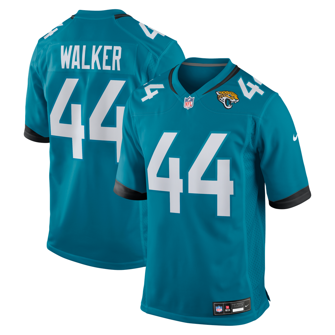 Travon Walker Jacksonville Jaguars Player Game Jersey - Teal