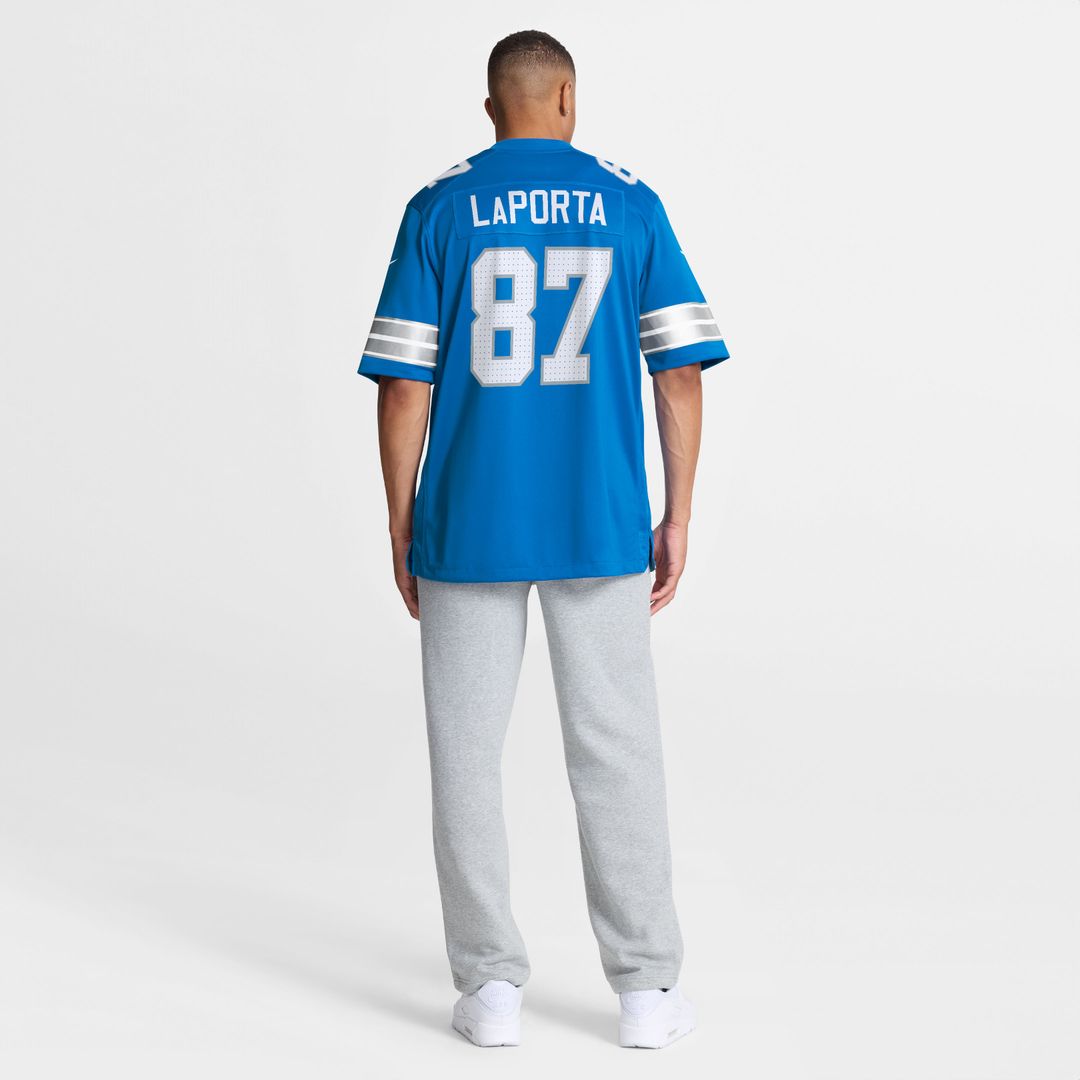 Sam LaPorta Detroit Lions Game Jersey - Blue