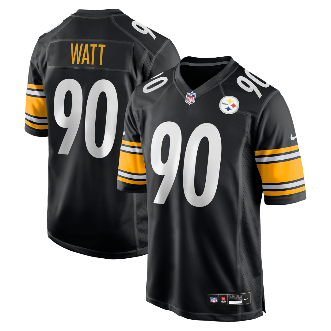 T.J. Watt Pittsburgh Steelers Game Jersey - Black