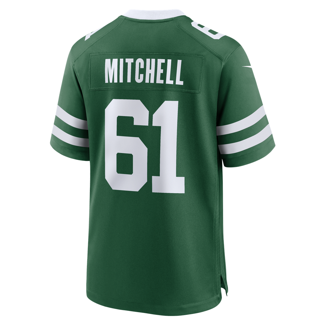 Max Mitchell New York Jets Team Game Jersey - Legacy Green