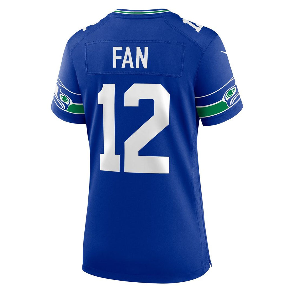 12s Seattle Seahawks Nike Women's Team Game Jersey - College Navy
