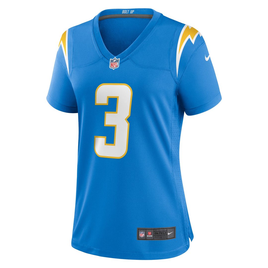 Derwin James Jr. Los Angeles Chargers Women's Alternate Charger Power Game Jersey - Gold
