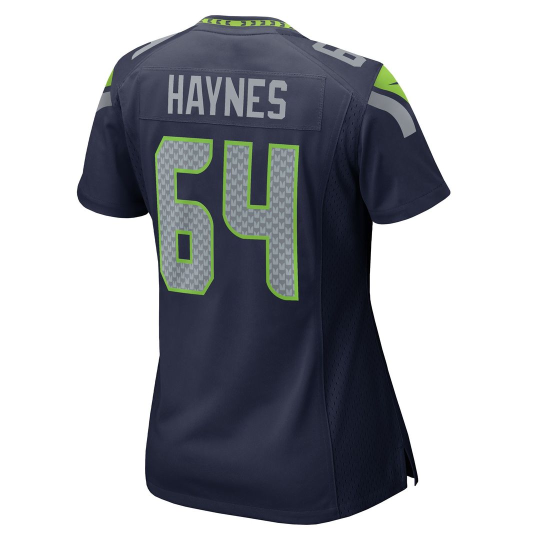Christian Haynes Seattle Seahawks Women's Team Game Jersey - College Navy