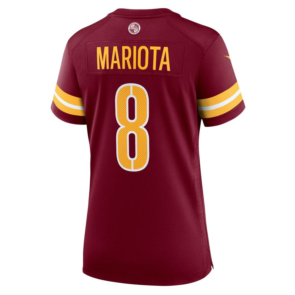 Marcus Mariota Washington Commanders Women's Team Game Jersey - Burgundy