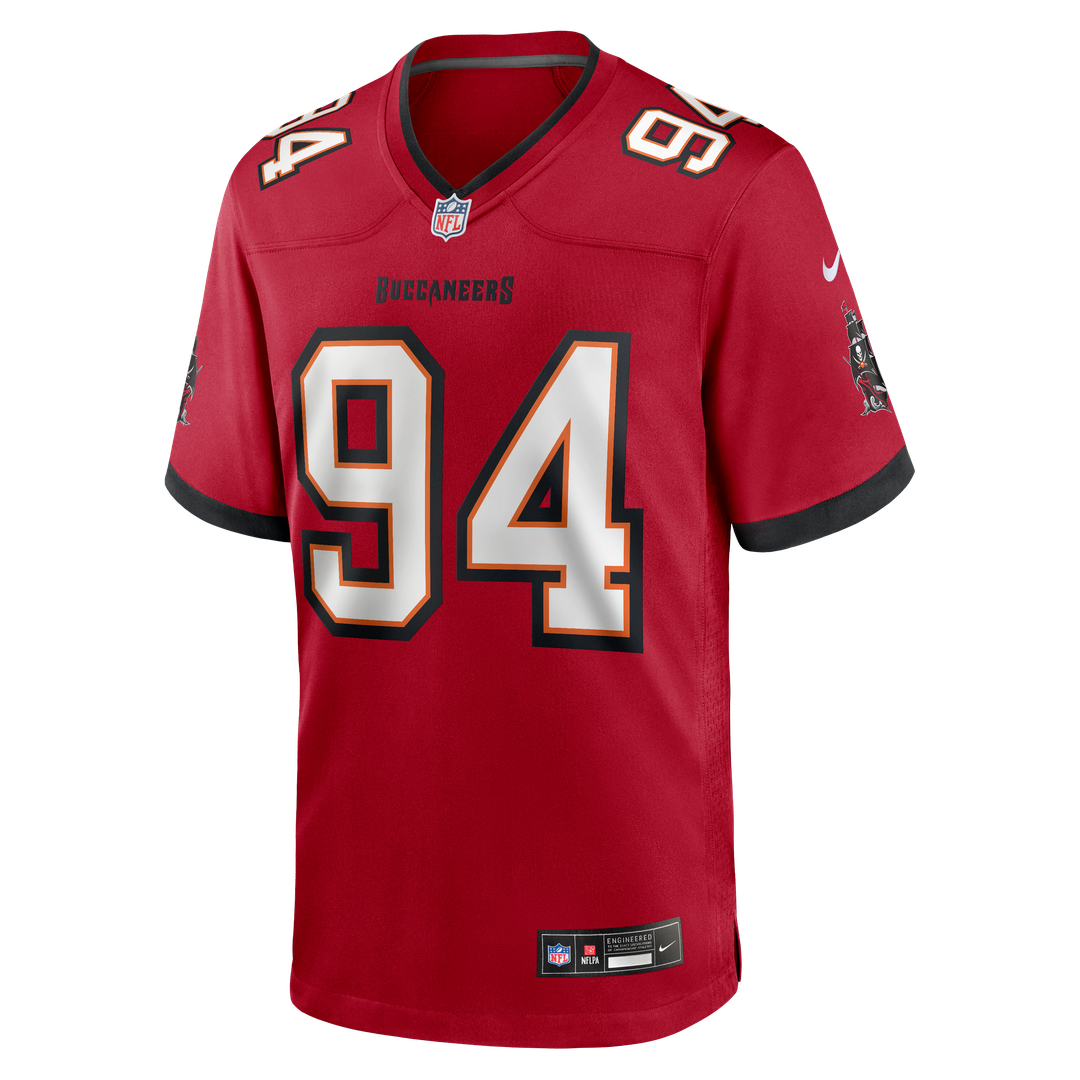 Calijah Kancey Tampa Bay Buccaneers Game Jersey - Red
