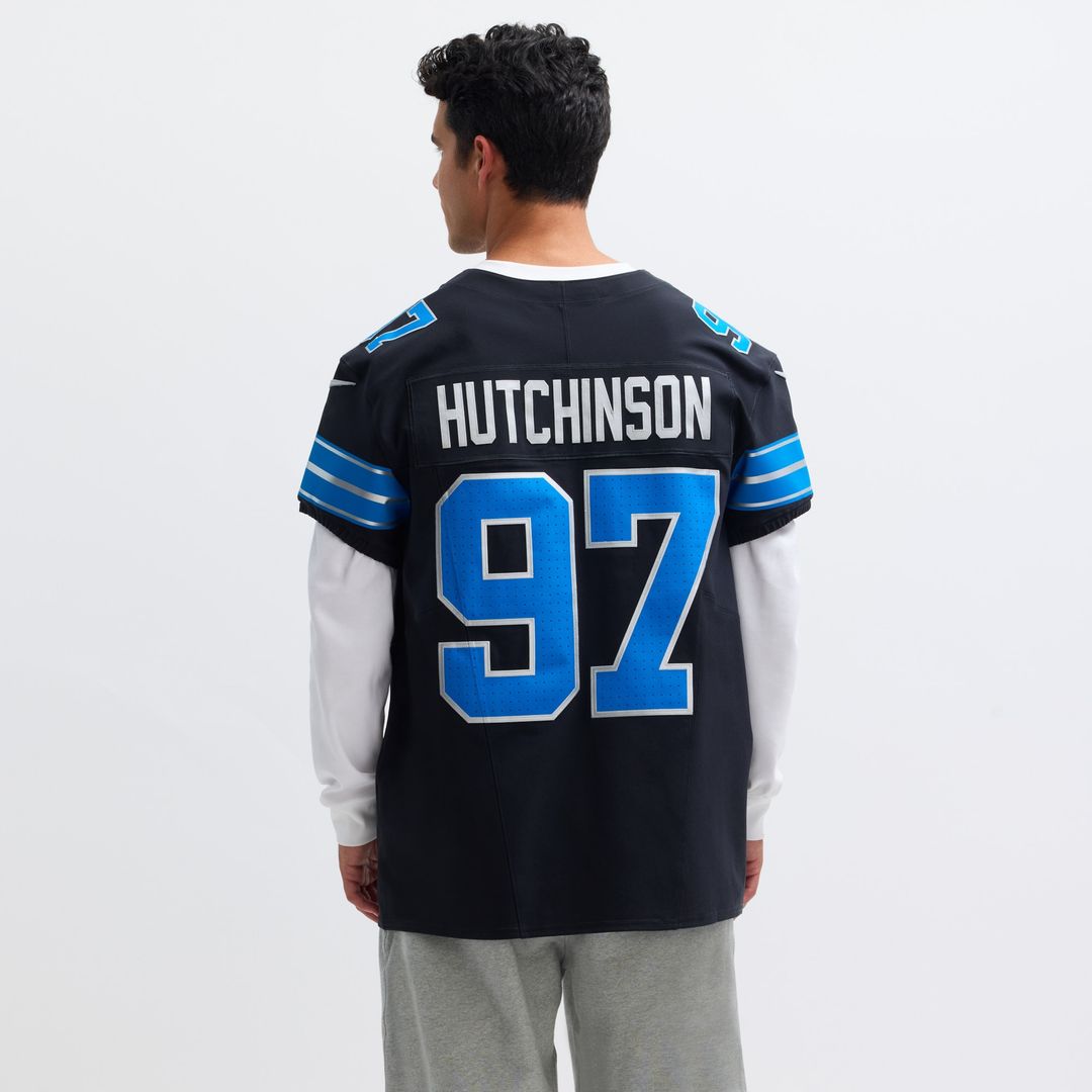 Aidan Hutchinson Detroit Lions Alternate Vapor F.U.S.E. Elite Jersey - Black