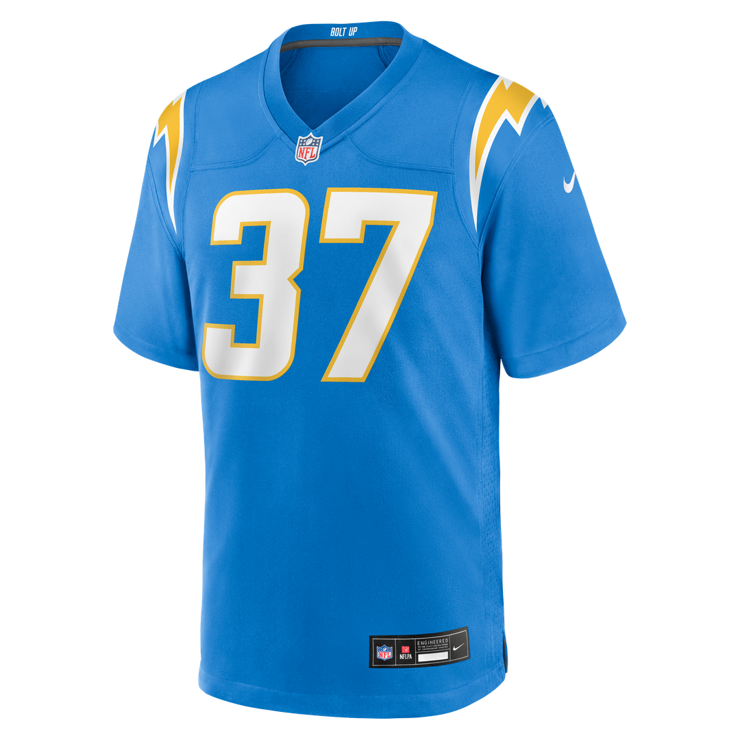 Oladokun Los Angeles Chargers Team Game Jersey - Powder Blue