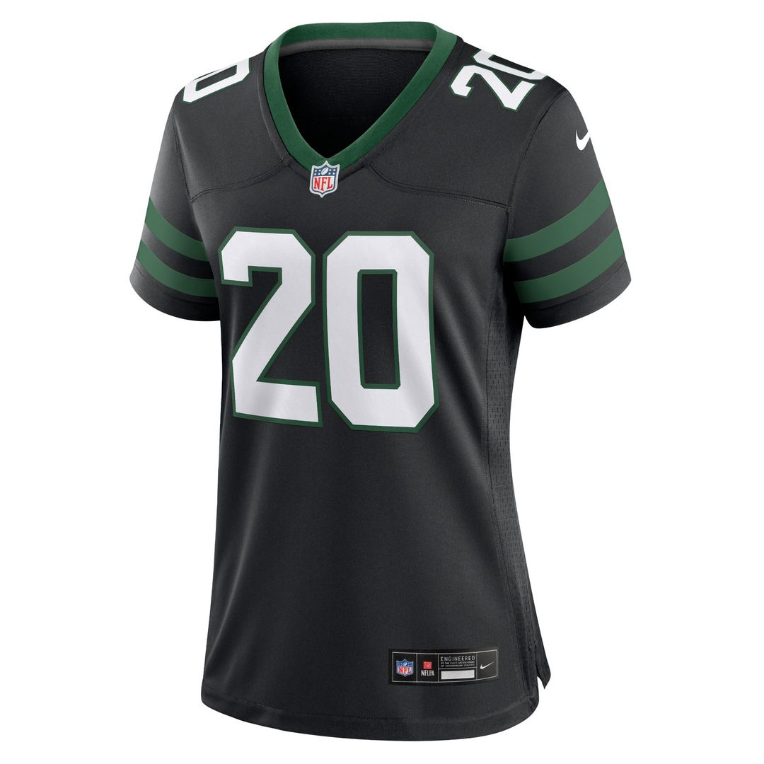 Breece Hall New York Jets Women's Alternate Game Jersey - Legacy Black