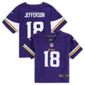 Justin Jefferson Minnesota Vikings Infant Team Player Game Jersey - Purple